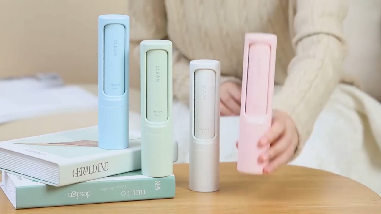 Les quatre coloris CLEAN posés ensemble.